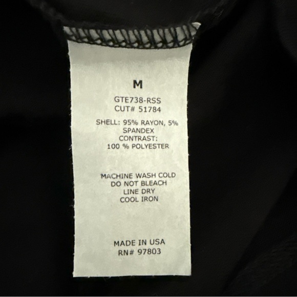 Green Envelope Women’s M Tank Top Black Lined Woven Sleeveless Layered - Picture 6 of 8